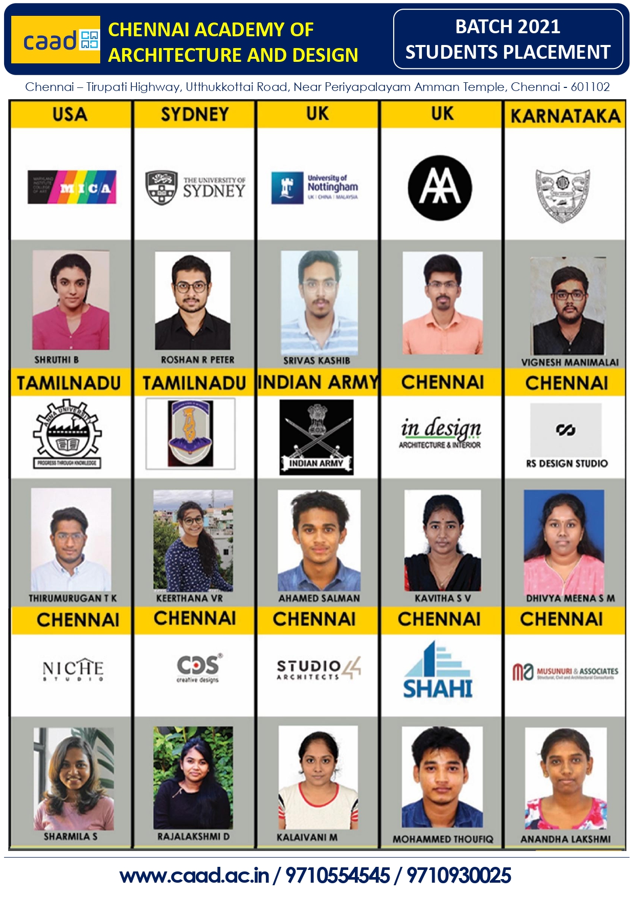 Batch 2021 Placement Poster 3